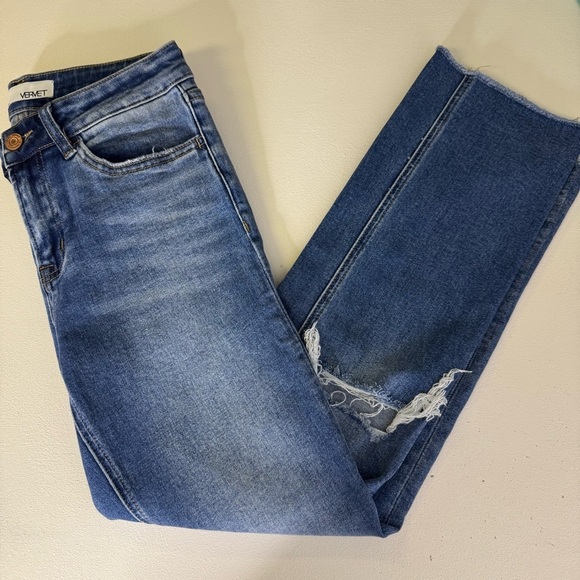 Vervet Straight Leg Teaming Up Jeans Size 26 / 3 - Picture 5 of 6